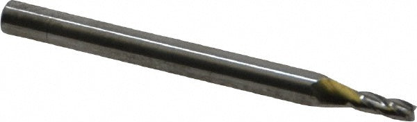 Kyocera SGS Precision Tools 30109 Square End Mill 5/64" Dia, 3/16" LOC, 4 Flute, Solid Carbide