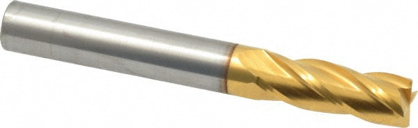 Kyocera SGS Precision Tools 39139 Square End Mill 5/16" Dia, 13/16" LOC, 4 Flute, Solid Carbide