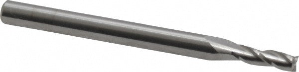 Kyocera SGS Precision Tools 30511 Square End Mill 3/32" Dia, 9/32" LOC, 3 Flute, Solid Carbide
