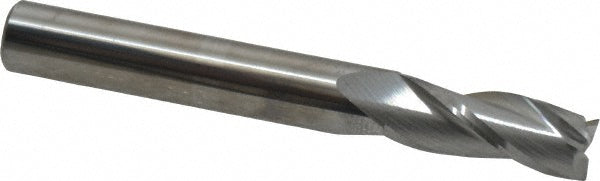 Kyocera SGS Precision Tools 30539 Square End Mill 5/16" Dia, 13/16" LOC, 3 Flute, Solid Carbide