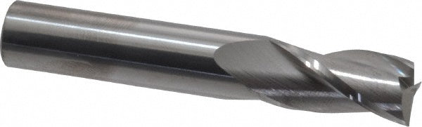 Kyocera SGS Precision Tools 30563 Square End Mill 1/2" Dia, 1" LOC, 3 Flute, Solid Carbide