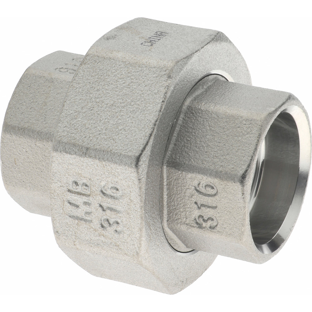 Merit Brass SWM687-08 Pipe Union 1/2", 316 Stainless Steel
