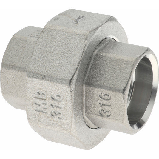 Merit Brass SWM687-08 Pipe Union 1/2", 316 Stainless Steel