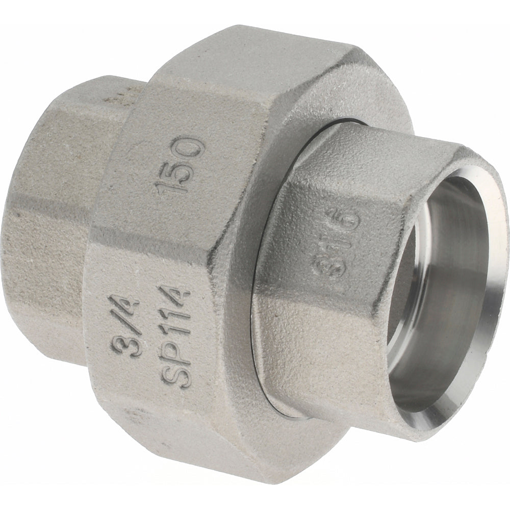 Merit Brass SWM687-12 Pipe Union 3/4", 316 Stainless Steel