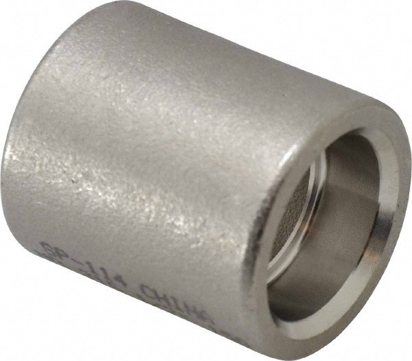Merit Brass SWM611-08 Pipe Coupling 1/2", 316 Stainless Steel
