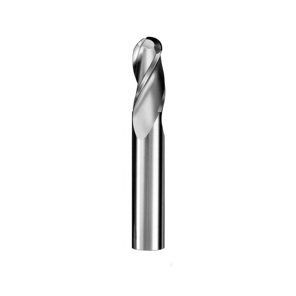 Kyocera SGS Precision Tools 30508 Ball End Mill 0.0625" Dia, 0.1875" LOC, 3 Flute, Solid Carbide