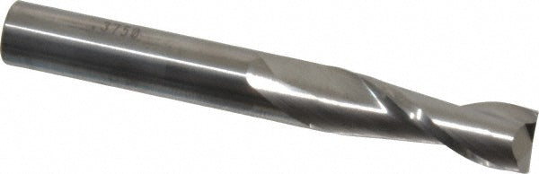 Kyocera SGS Precision Tools 33307 Square End Mill 3/8" Dia, 1-1/8" LOC, 2 Flute, Solid Carbide