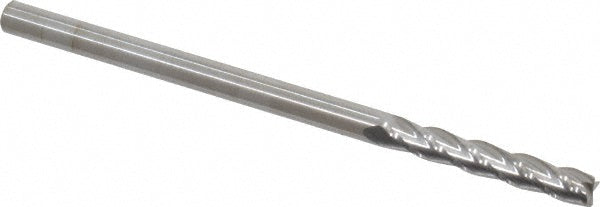 Kyocera SGS Precision Tools 33141 Square End Mill 1/8" Dia, 3/4" LOC, 4 Flute, Solid Carbide