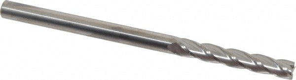 Kyocera SGS Precision Tools 33123 Square End Mill 1/4" Dia, 1-1/2" LOC, 4 Flute, Solid Carbide