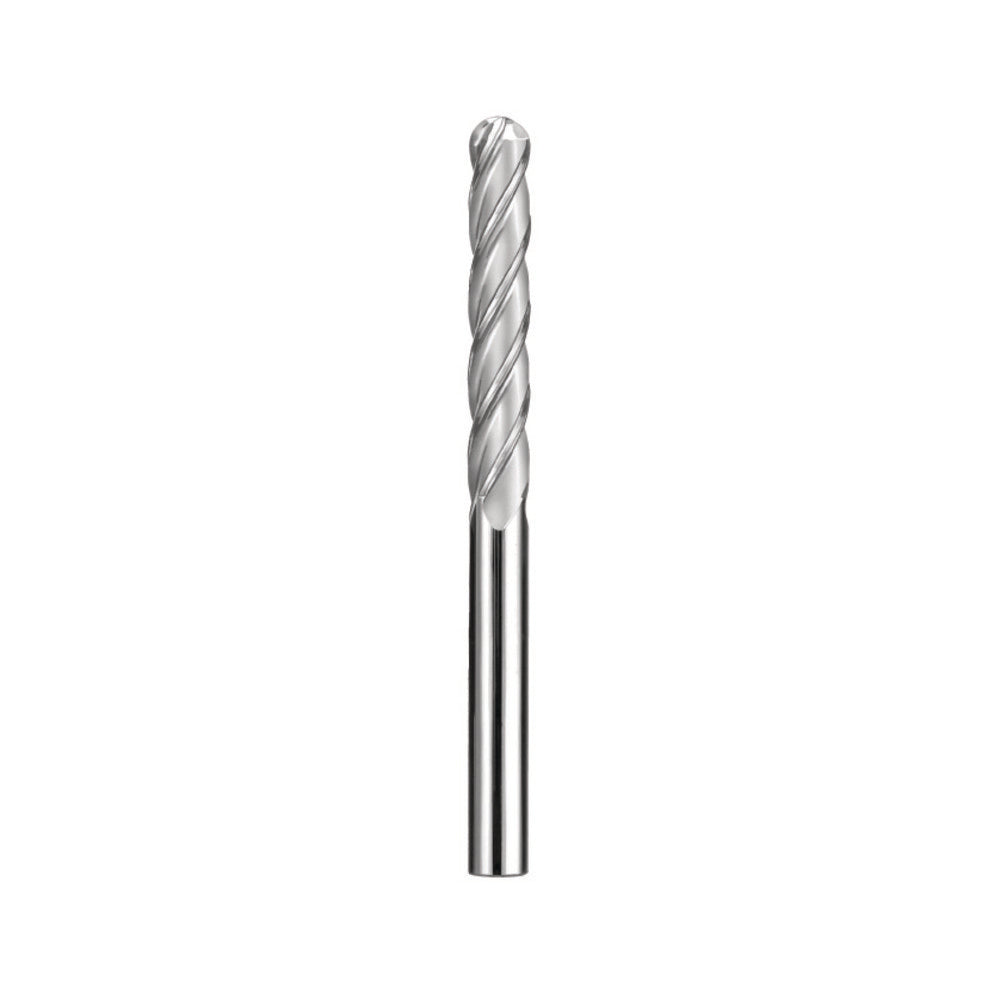 Kyocera SGS Precision Tools 33124 Ball End Mill 0.25" Dia, 1.5" LOC, 4 Flute, Solid Carbide