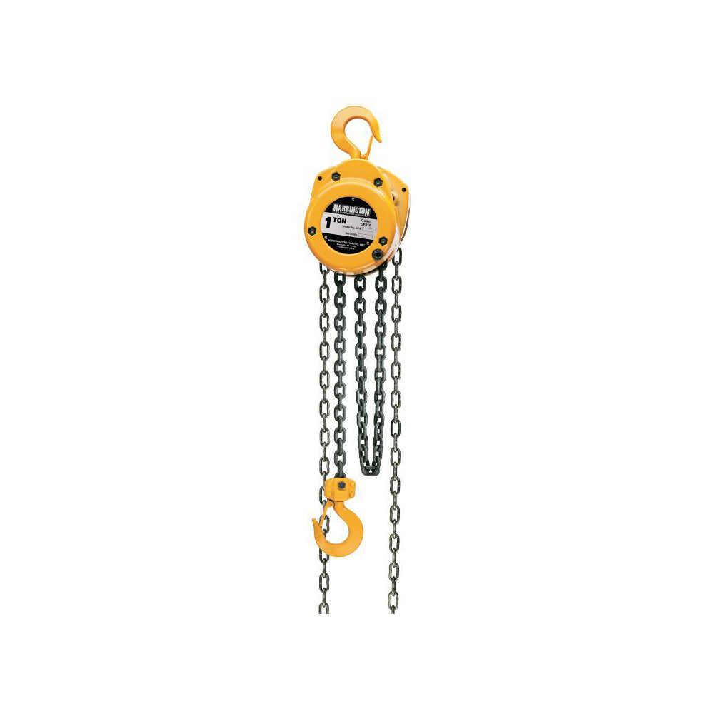 Harrington Hoist CF005-10 Manual Hand Chain Hoist 1000 lb Capacity, 10' Max Lift