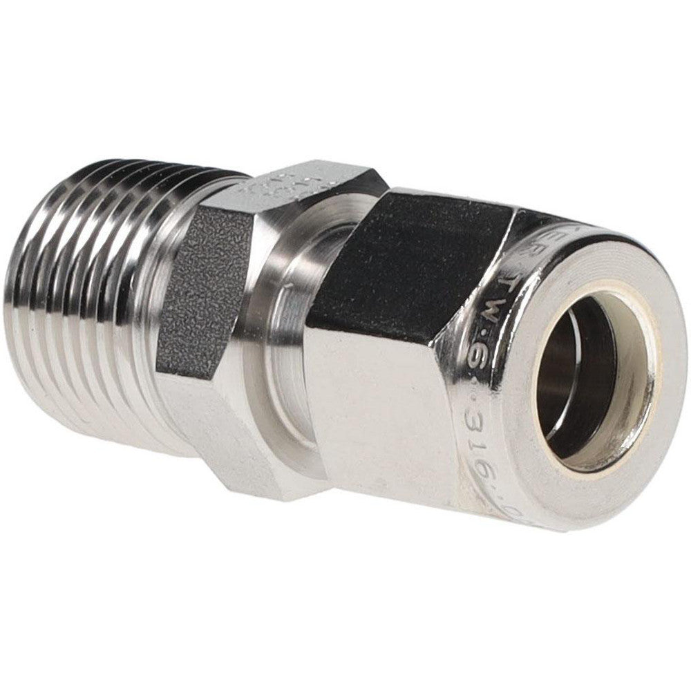 Parker 6MSC6N-316 Compression Tube Connector 3/8-18" Thread, Compression x MNPT