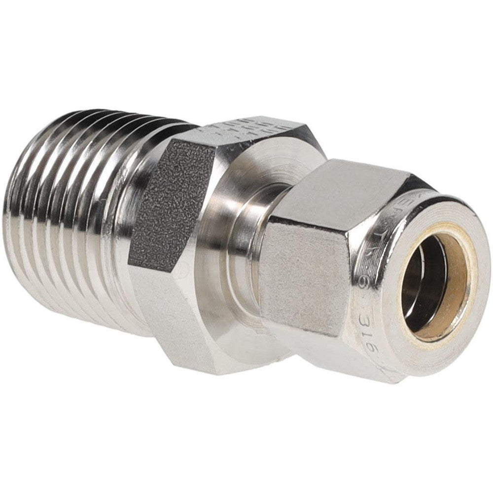 Parker 6MSC8N-316 Compression Tube Connector 1/2-14" Thread, Compression x MNPT