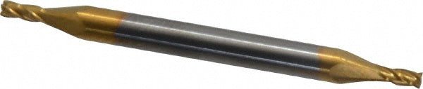 Kyocera SGS Precision Tools 31445 Square End Mill 1/16" Dia, 1/8" LOC, 4 Flute, Solid Carbide