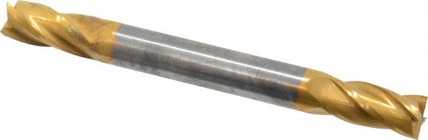 Kyocera SGS Precision Tools 31469 Square End Mill 1/4" Dia, 1/2" LOC, 4 Flute, Solid Carbide
