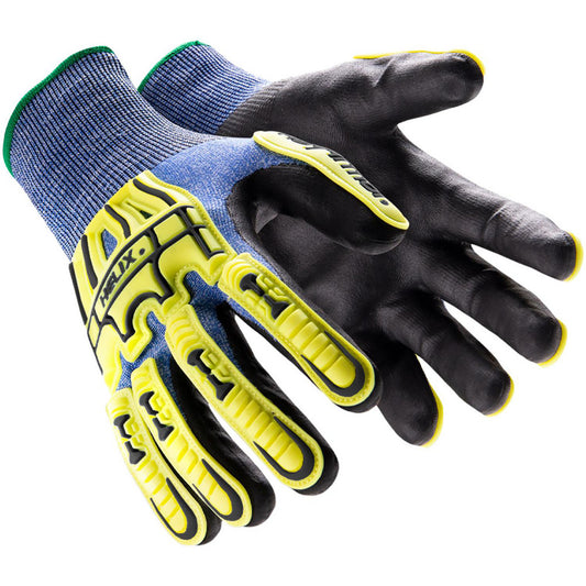 HexArmor 3016-L (9) Cut & Puncture Resistant Gloves Style Knit  Coating Material Nitrile  Coating Coverage Palm & Fingertips  Glove Type Cut, Puncture & Abrasion-Resistant  ANSI/ISEA Cut Resistance Level A4  Primary Material HPPE Blend