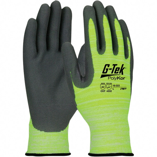 PIP 16-323/XL Cut, Puncture & Abrasion-Resistant Gloves G-Tek® 16-323, Size X-Large, ANSI Cut A2, ANSI Puncture 1, Nitrile, PolyKor