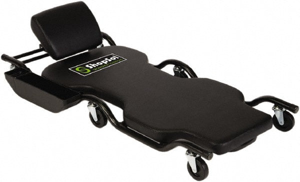 ShopSol 1010242 450 Lb Capacity, 6 Wheel Creeper (with Adjustable Headrest)