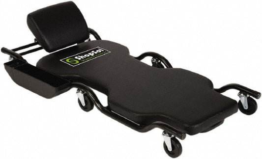ShopSol 1010242 450 Lb Capacity, 6 Wheel Creeper (with Adjustable Headrest)
