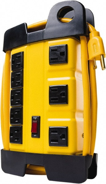 Woods PRO 4655 8 Outlets, 125 Volts, 15 Amps, 6' Cord, Power Outlet Strip