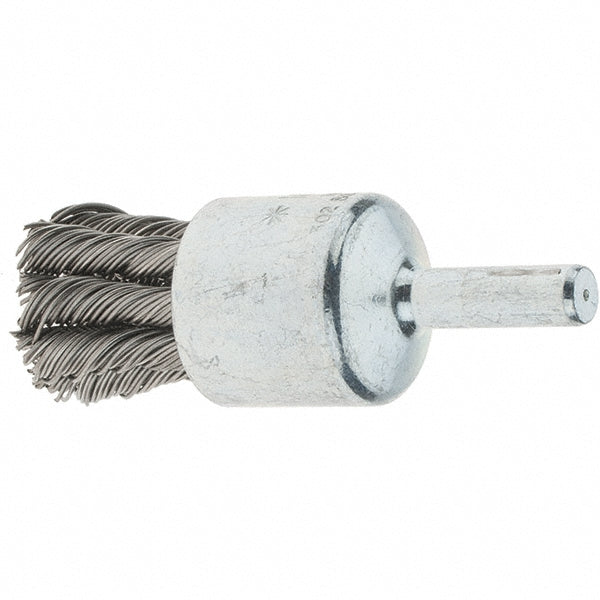 Tru-Maxx GSSC000019 End Brushes 3/4" Dia, Stainless Steel, Knotted Wire