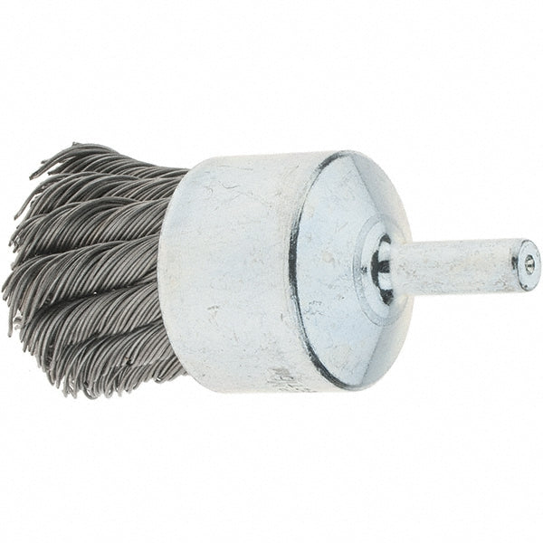 Tru-Maxx GSSC000036 End Brushes 1-1/8" Dia, Steel, Knotted Wire