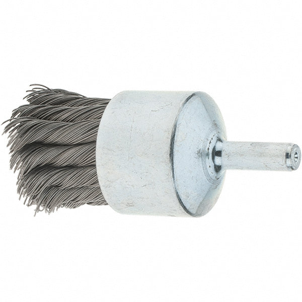 Tru-Maxx GSSC000035 End Brushes 1-1/8" Dia, Steel, Knotted Wire
