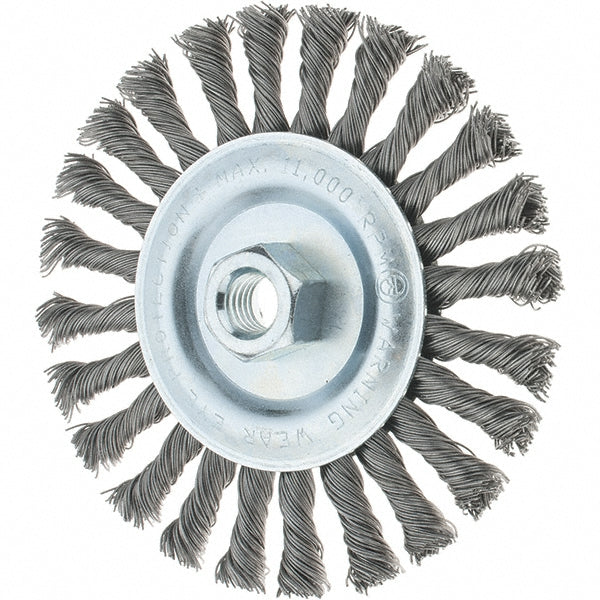 Tru-Maxx GSSC000064 Wheel Brush 6" Wheel Dia, Knotted