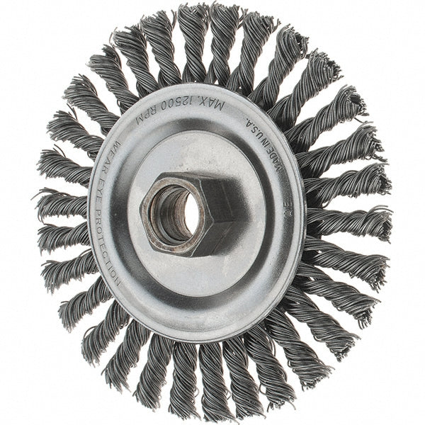 Tru-Maxx GSSC000065 Wheel Brush 4-1/2" Wheel Dia, Stringer Bead