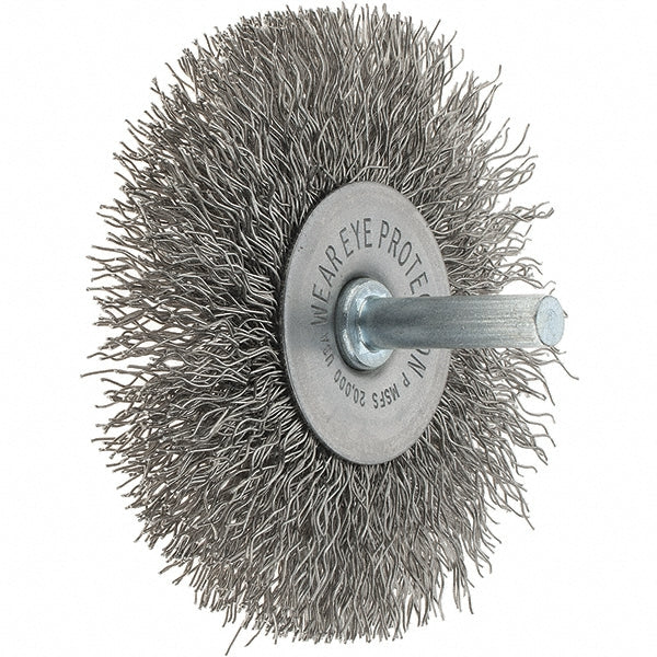 Tru-Maxx GSSC000040 Wheel Brush 3" Wheel Dia, Crimped