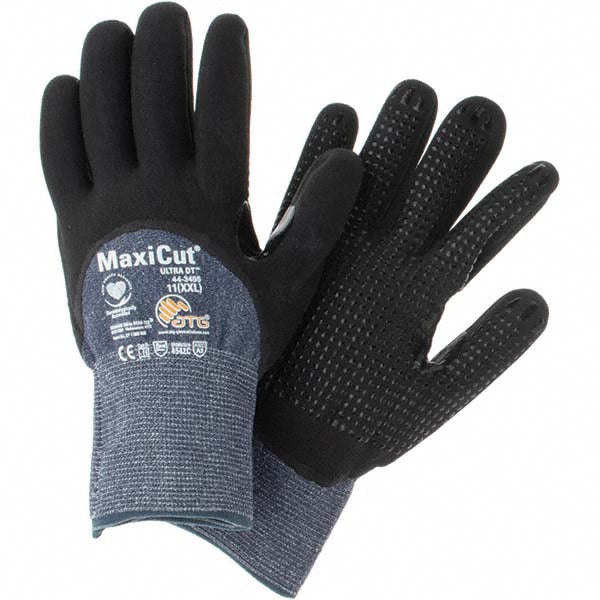 ATG 44-3455/XXL Cut, Puncture & Abrasion-Resistant Gloves ATG 44-3455, Size 2X-Large, ANSI Cut A3, ANSI Puncture 2, Nitrile, Engineered Yarn