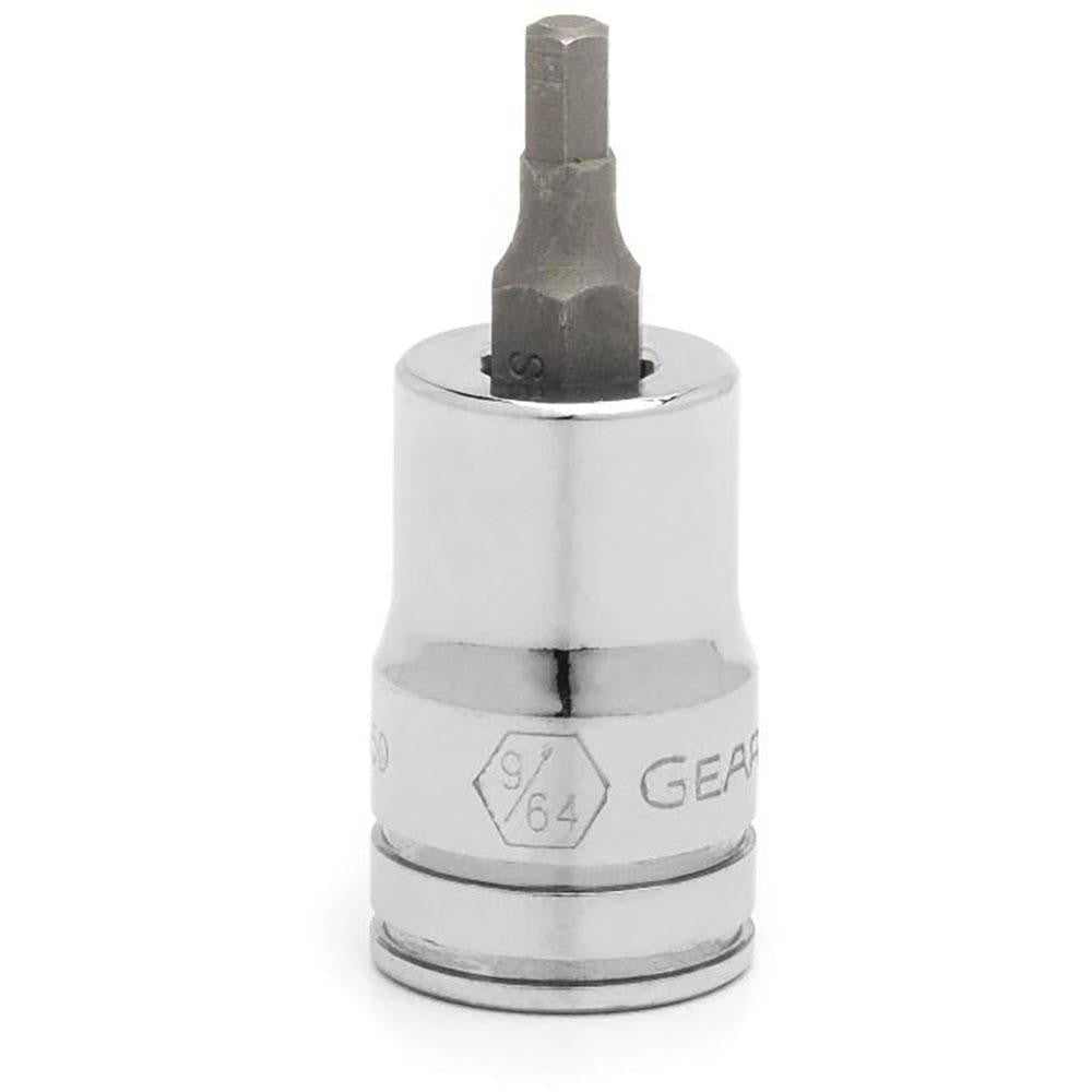 GEARWRENCH 80415D Hand Hex Bit Socket 3/8" Drive, 9/64" Hex