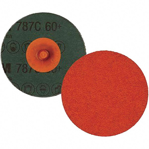 3M 7100100982 Quick-Change Disc 2" Dia, 60 Grit, Ceramic