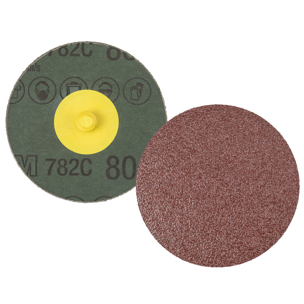 3M 7100100986 Fiber Disc  3" Disc Dia,  80 Grit,  Ceramic