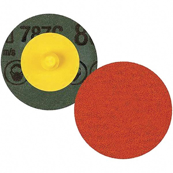 3M 7100100961 Quick-Change Disc 3" Dia, 80 Grit, Ceramic