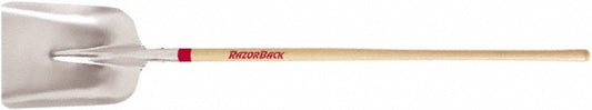 Razor-Back 79806 Scooping Shovel Aluminum, Square, 13.5" Blade Length, 11" Blade Width