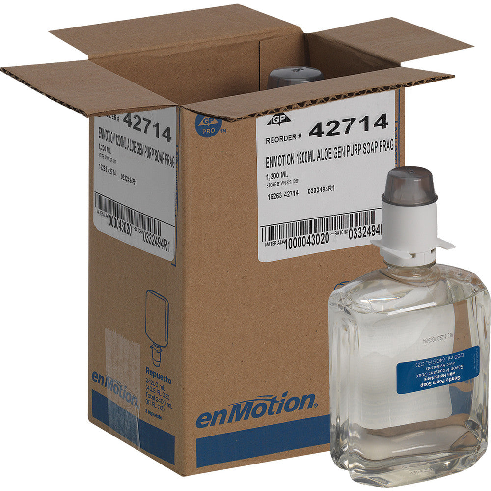 Georgia Pacific 42714 Enmotion Gen2 Moisturizing Foam Soap Dispenser Refills, Dye And Fragrance Free