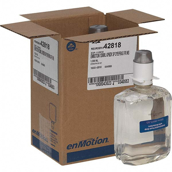 Georgia Pacific 42818 Enmotion Gen2 Moisturizing Antimicrobial Foam Soap Dispenser Refills, Dye & Fragrance Free