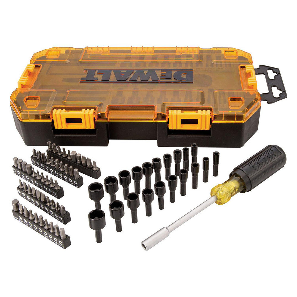 DeWALT DWMT73808 Nut Driver Sets Drive Size 1/4  Handle Type Cushion Grip  Shaft Type Solid Shaft  Container Type Case  Overall Length (Inch) 14