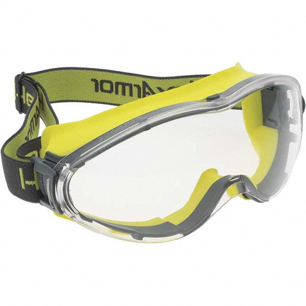 HexArmor 12-10002-04 Safety Goggles Chemical Splash, Anti-Fog & Scratch-Resistant, Clear Polycarbonate Lenses