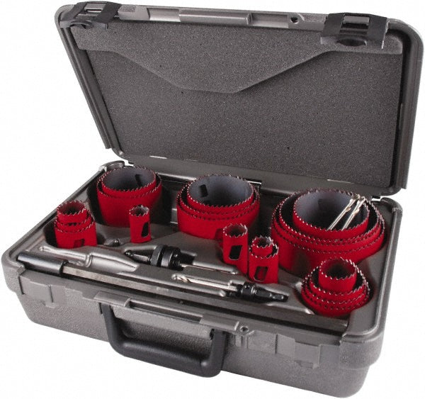 M.K. Morse 177788 Contractor's Hole Saw Kit 25 Pc, 3/4 to 4-3/4" Dia