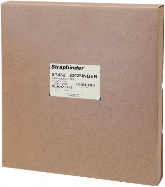 Ideal Tridon ST430 Band Clamp Banding Strap Roll, 3/4" Wide, 0.044" Thick, 201  Stainless Steel