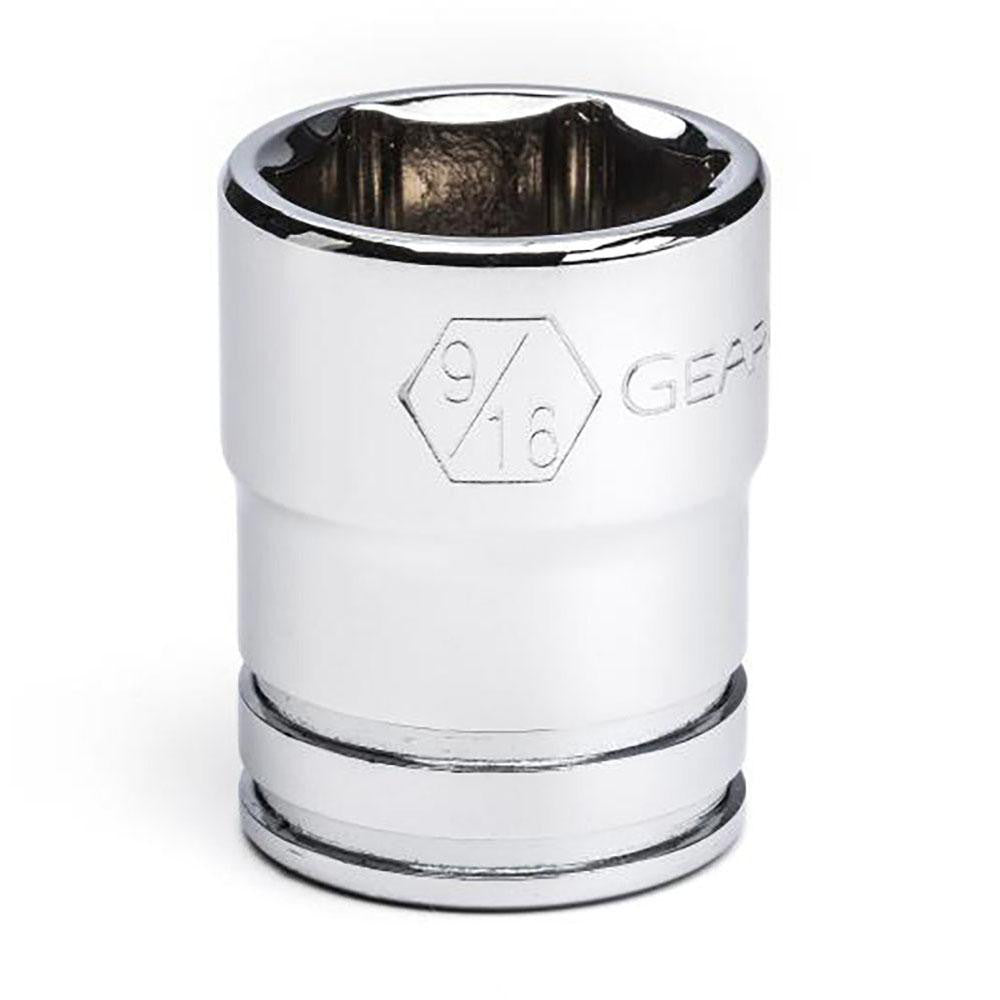 GEARWRENCH 80355 Hand Socket 3/8" Drive, 9/16" Socket, 6-Point