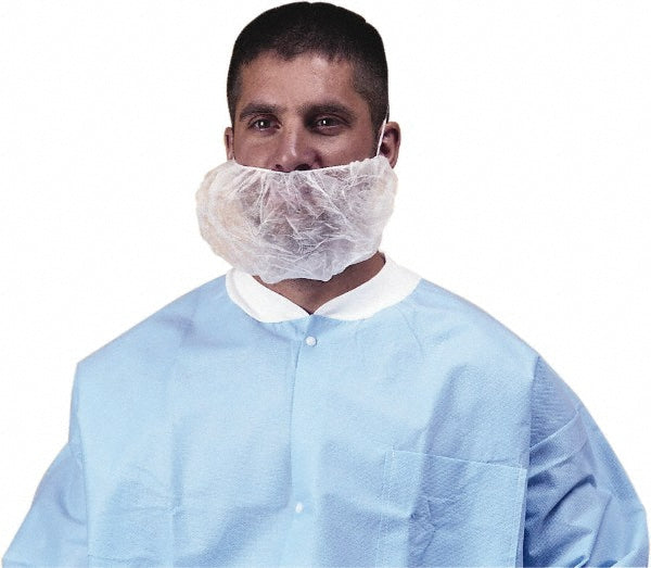 Import 112NWI-WHITE-XL Beard Cover White, Size X-Large