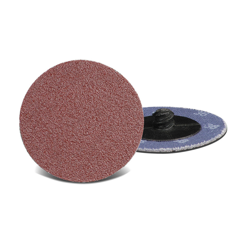 CGW Abrasives 59527 Quick-Change Disc Roll-On, 2" Dia, 50 Grit, Aluminum Oxide, Coated
