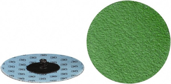 CGW Abrasives 59591 Quick-Change Disc 2" Disc Dia, 60 Grit, Zirconia Alumina, Coated