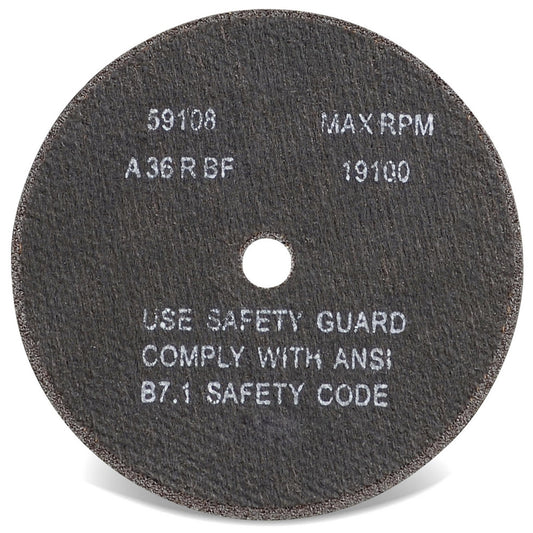 CGW Abrasives 45086 Cut-Off Wheel  Type 1 (01/41),  3" Dia,  Aluminum Oxide