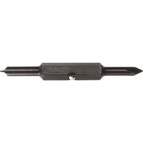Klein Tools 32478 Power Screwdriver Bit #1 Phillips, 3/16" Blade Width, 1/4" Hex Drive