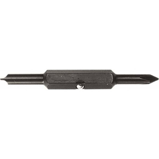 Klein Tools 32478 Power Screwdriver Bit #1 Phillips, 3/16" Blade Width, 1/4" Hex Drive