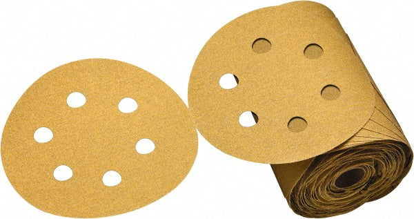 3M 7000119566 PSA Disc 6" Disc Dia, 220 Grit, Aluminum Oxide